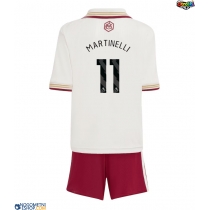 Otroški Nogometni dresi Arsenal Gabriel Martinelli #11 Tretji 2025-26 Kratek Rokav (+ Kratke hlače)